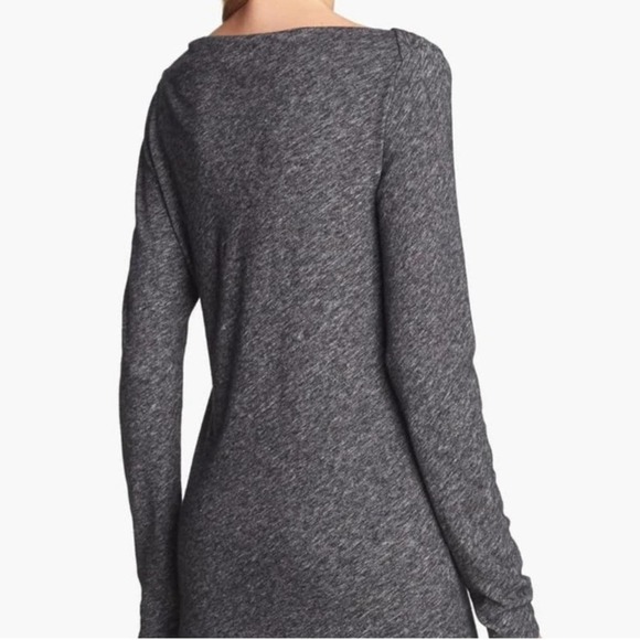 Eileen Fisher Organic Cotton & Wool Blend Boat Neck Sweater, Grey, XS - Picture 2 of 10